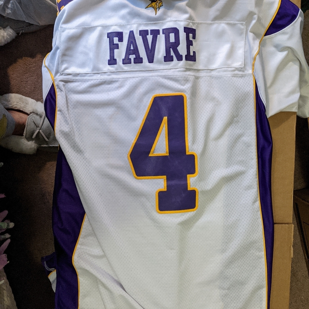 Men's size large Vikings Jersey, worn three times